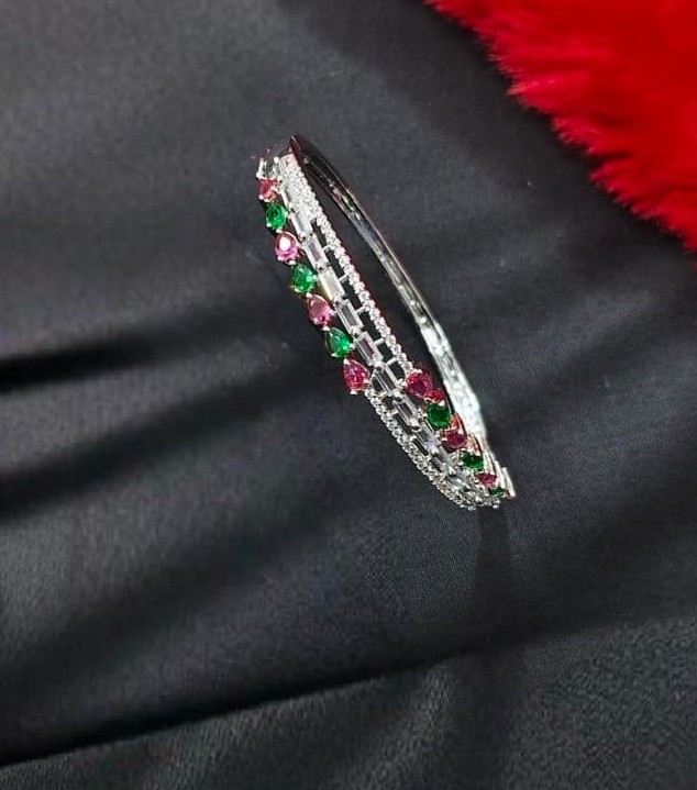 Ruby-Emerald Fusion Bracelet