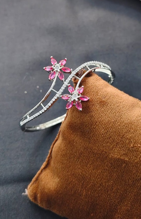 Twin Blossom Bypass Bracelet