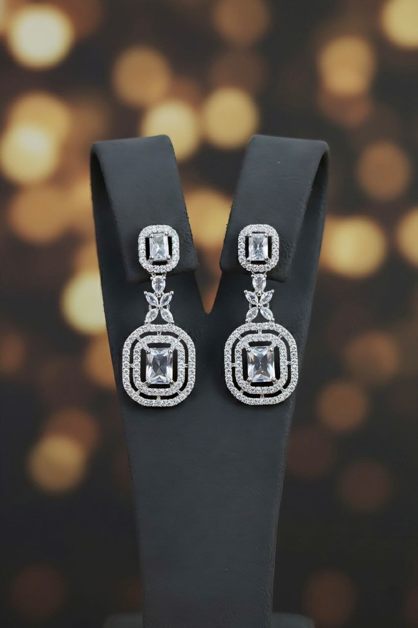 White Meadow Earrings