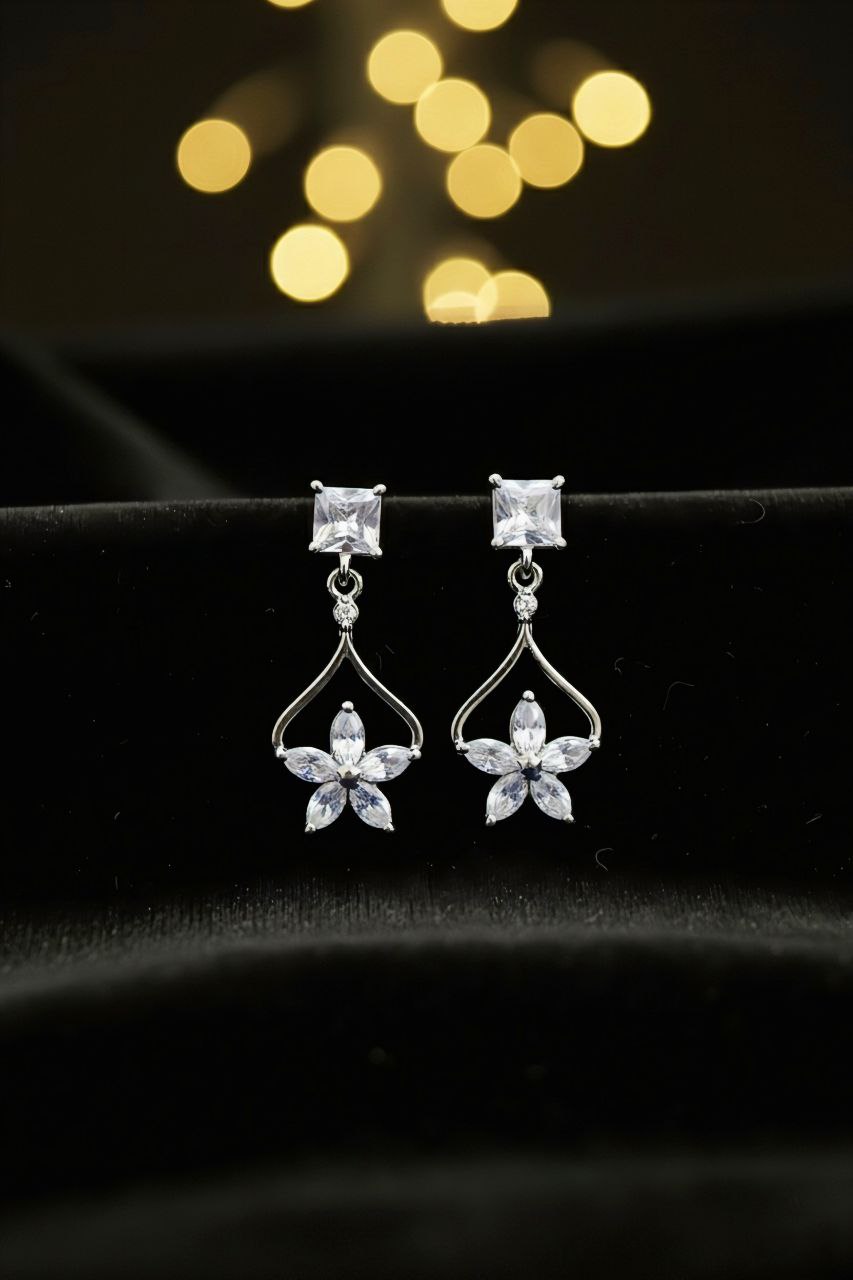 Floral Petal Pendulums Earrings