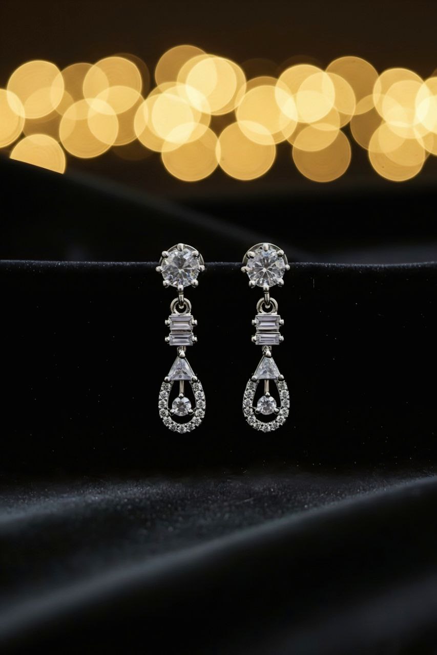 Stellar Sparkle Drops Earrings