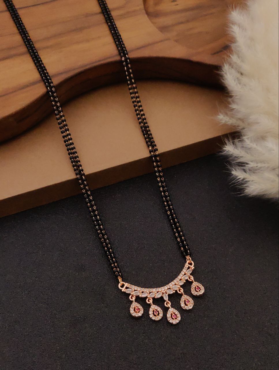 24 inch rose gold mangalsutra-35