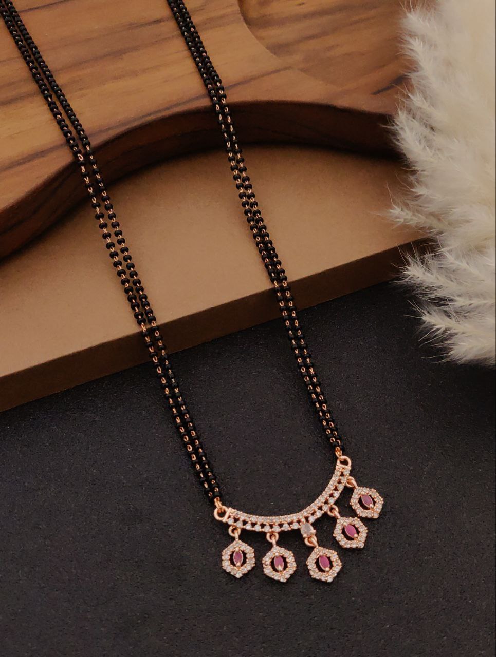 24 inch rose gold mangalsutra-36