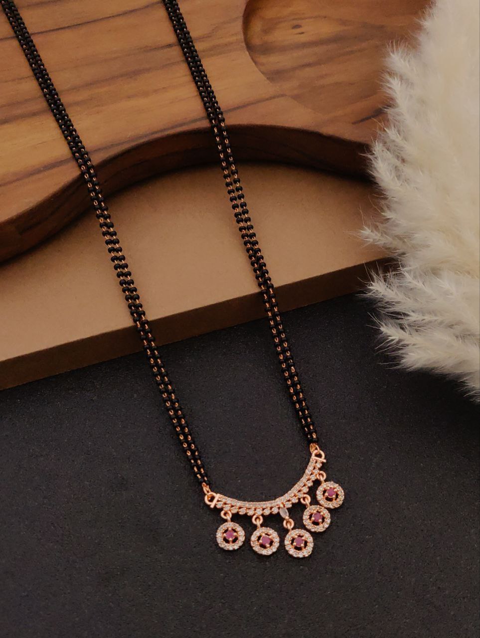 24 inch rose gold mangalsutra-37