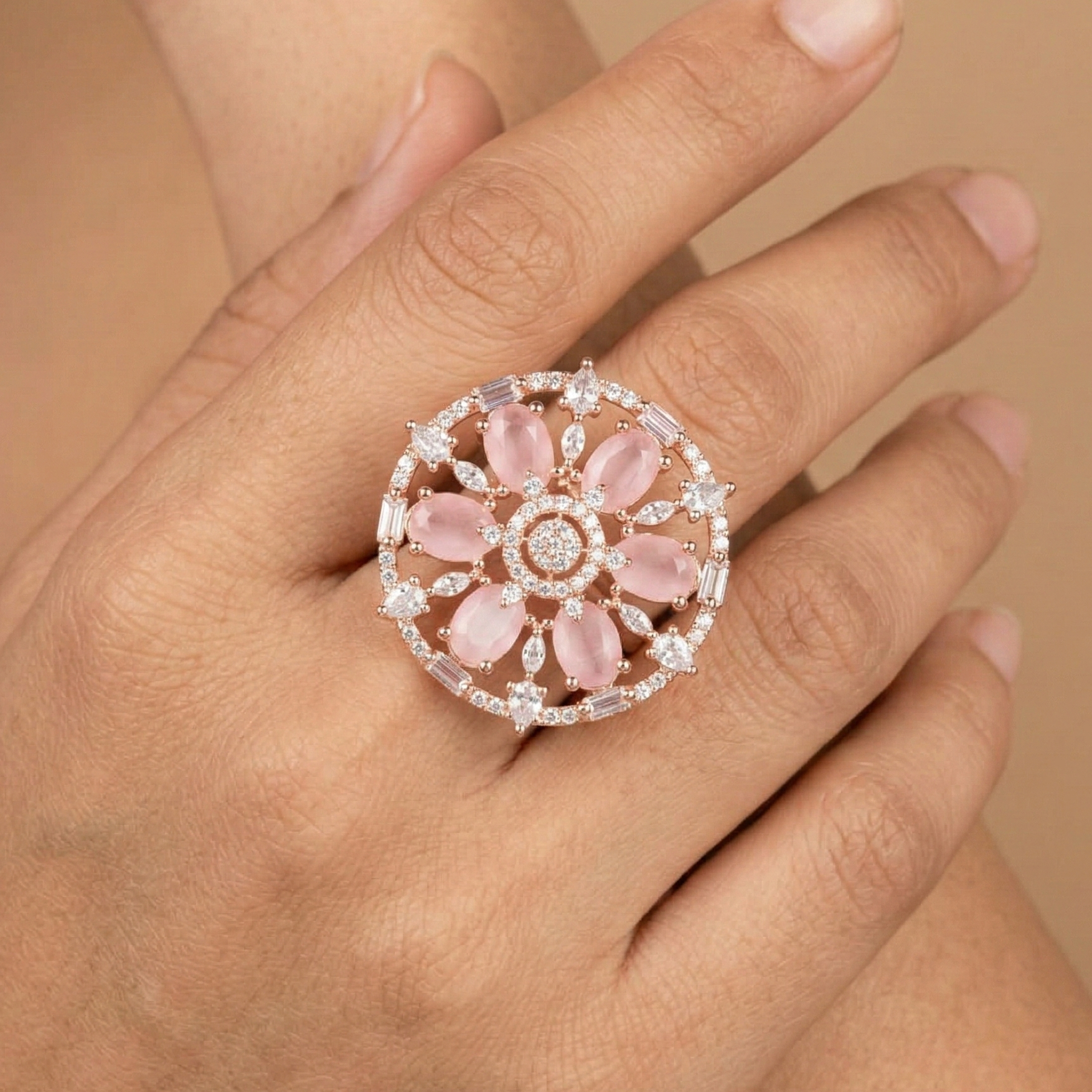 Rose Mandala Ring